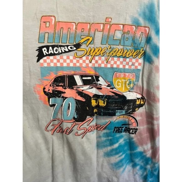 GM American Superpower Racing ‘70 GTO Tie-Dye Shirt Size S - Picture 2 of 6